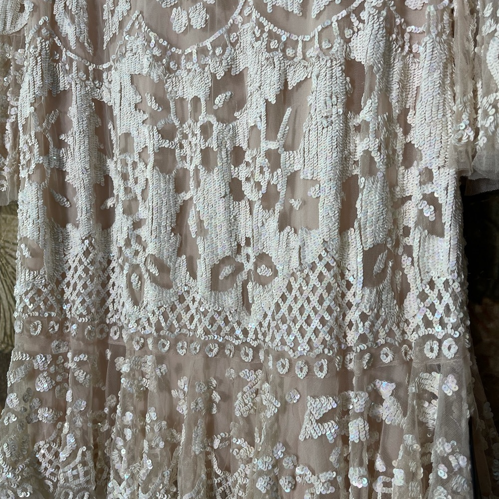 BHLDN x Needle & Thread Snowdrop Mini Dress - Picture 7 of 9